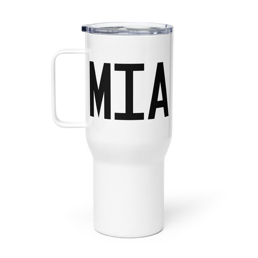 Aviation Gift Travel Mug • MIA Miami • YHM Designs - Image 02