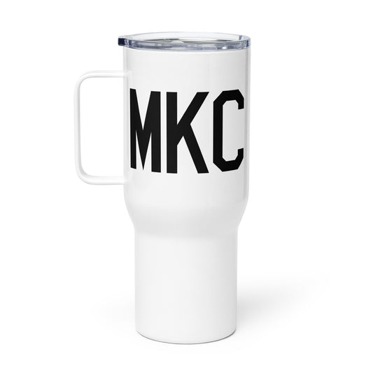 Aviation Gift Travel Mug • MKC Kansas City • YHM Designs - Image 02