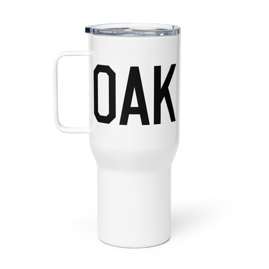 Aviation Gift Travel Mug • OAK Oakland • YHM Designs - Image 02