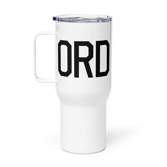 Aviation Gift Travel Mug • ORD Chicago • YHM Designs - Image 02