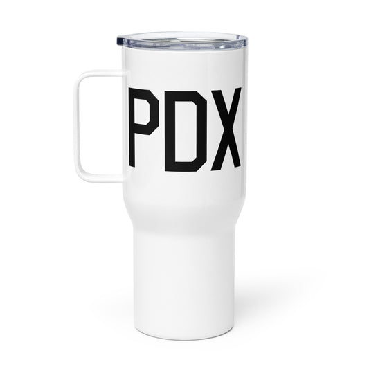 Aviation Gift Travel Mug • PDX Portland • YHM Designs - Image 02