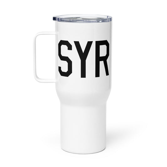 Aviation Gift Travel Mug • SYR Syracuse • YHM Designs - Image 02
