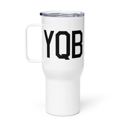 Aviation Gift Travel Mug • YQB Quebec City • YHM Designs - Image 02