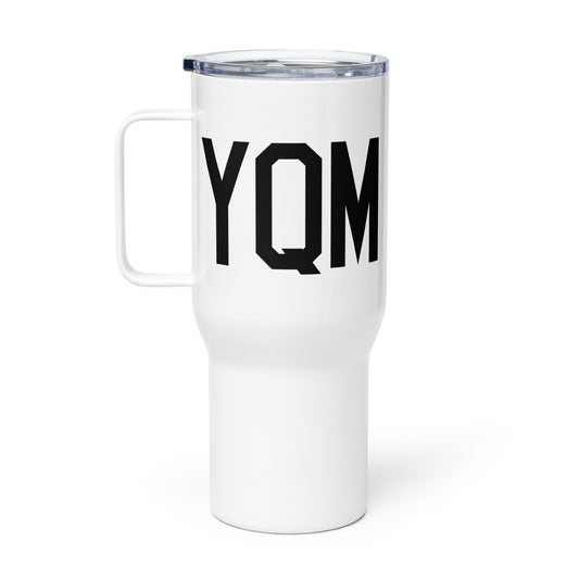 Aviation Gift Travel Mug • YQM Moncton • YHM Designs - Image 02