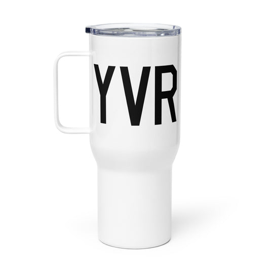 Aviation Gift Travel Mug • YVR Vancouver • YHM Designs - Image 02