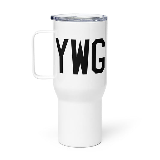 Aviation Gift Travel Mug • YWG Winnipeg • YHM Designs - Image 02