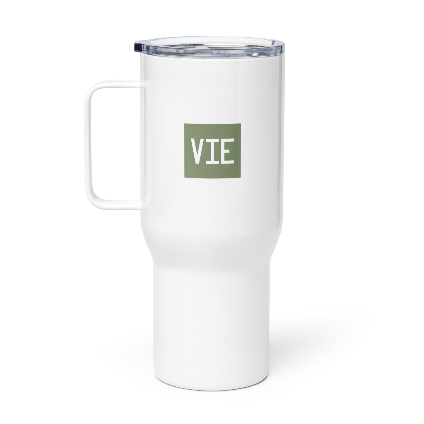 Aviation-Themed Travel Mug • VIE Vienna • YHM Designs - Image 02
