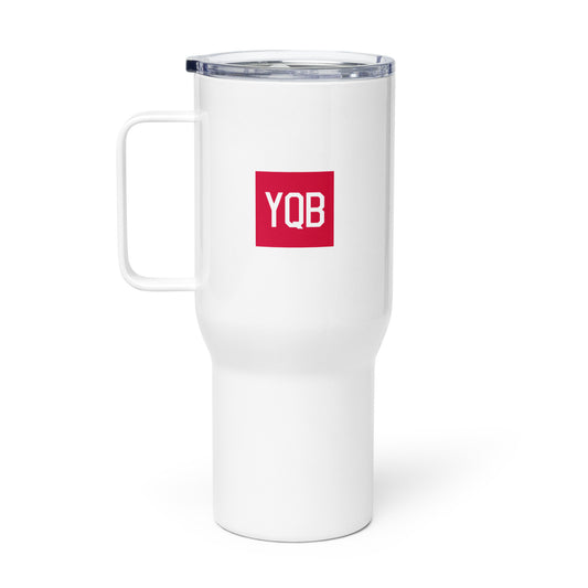 Aviator Gift Travel Mug • YQB Quebec City • YHM Designs - Image 02