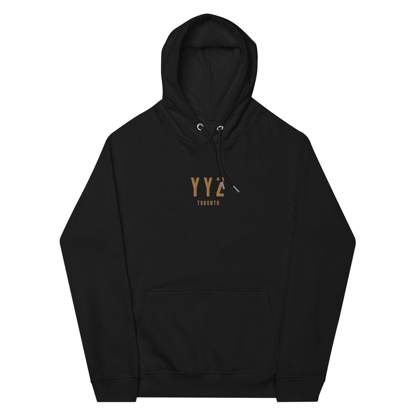 Embroidered Organic Hoodie - Old Gold • YYZ Toronto • YHM Designs - Image 10