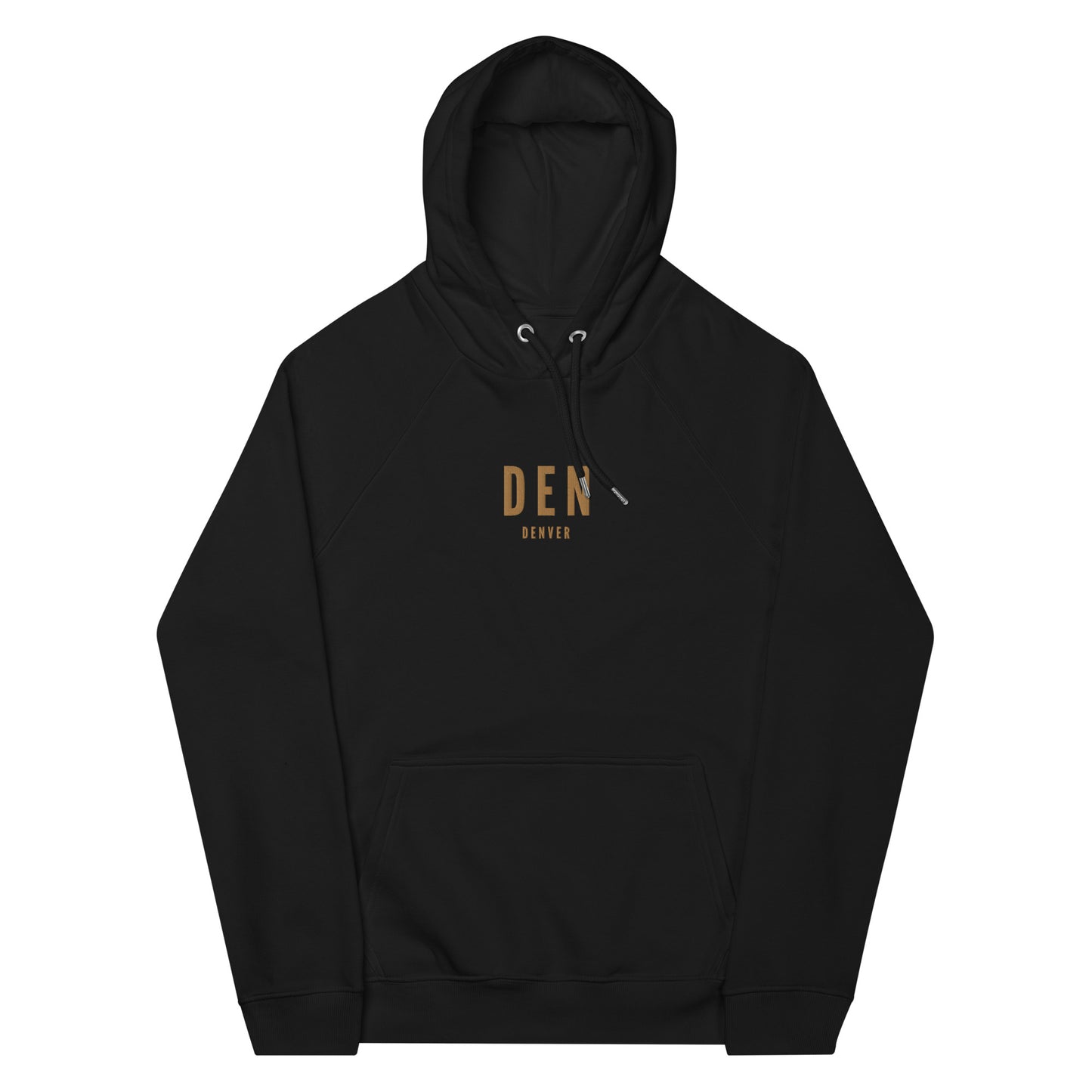 Embroidered Organic Hoodie - Old Gold • DEN Denver • YHM Designs - Image 10