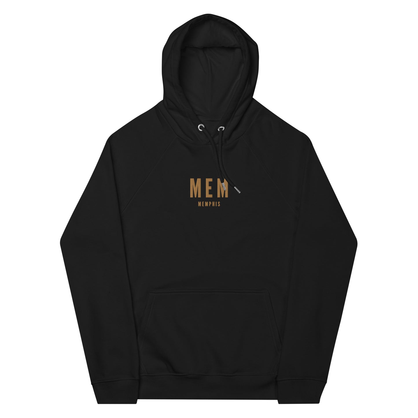 Embroidered Organic Hoodie - Old Gold • MEM Memphis • YHM Designs - Image 10