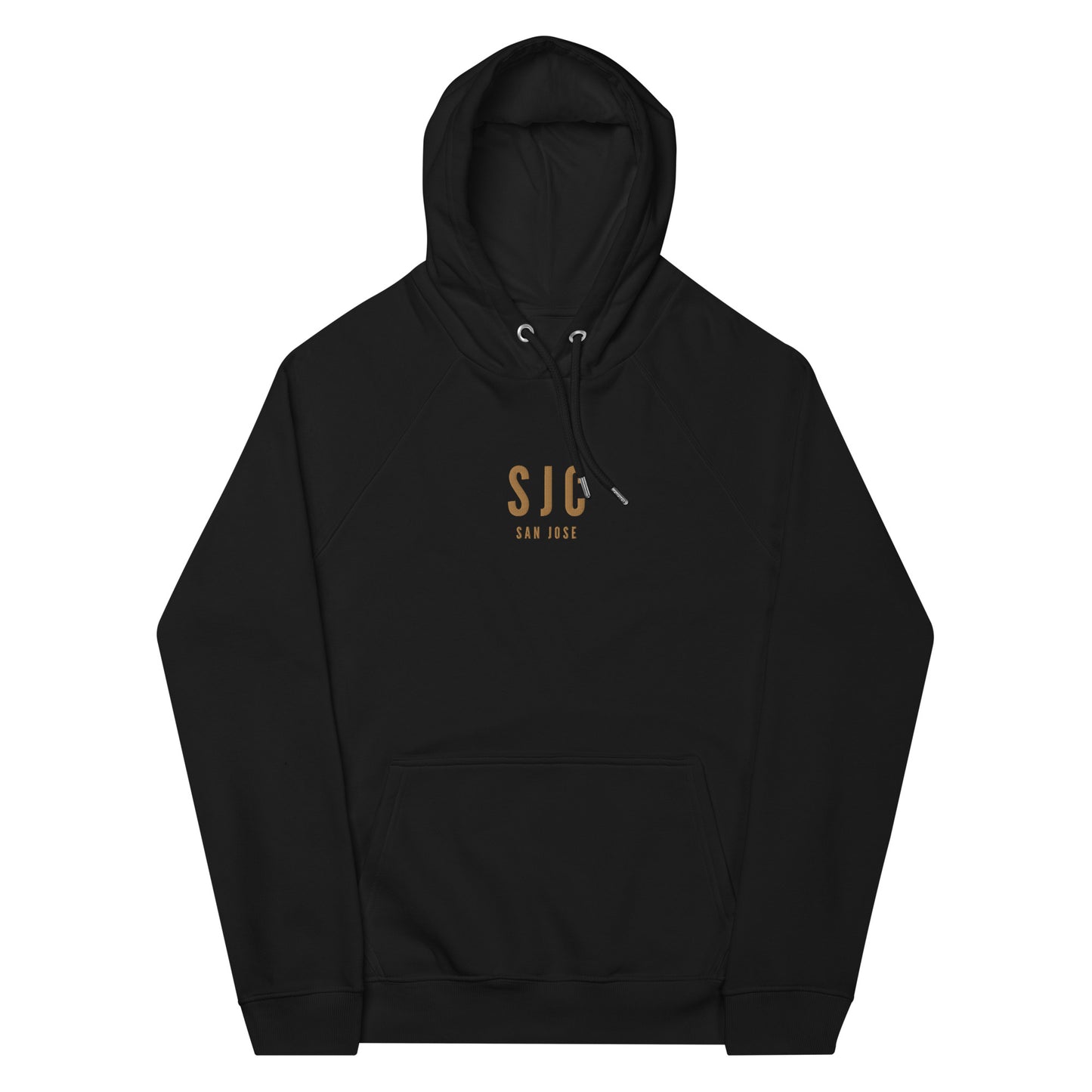 Embroidered Organic Hoodie - Old Gold • SJC San Jose • YHM Designs - Image 10