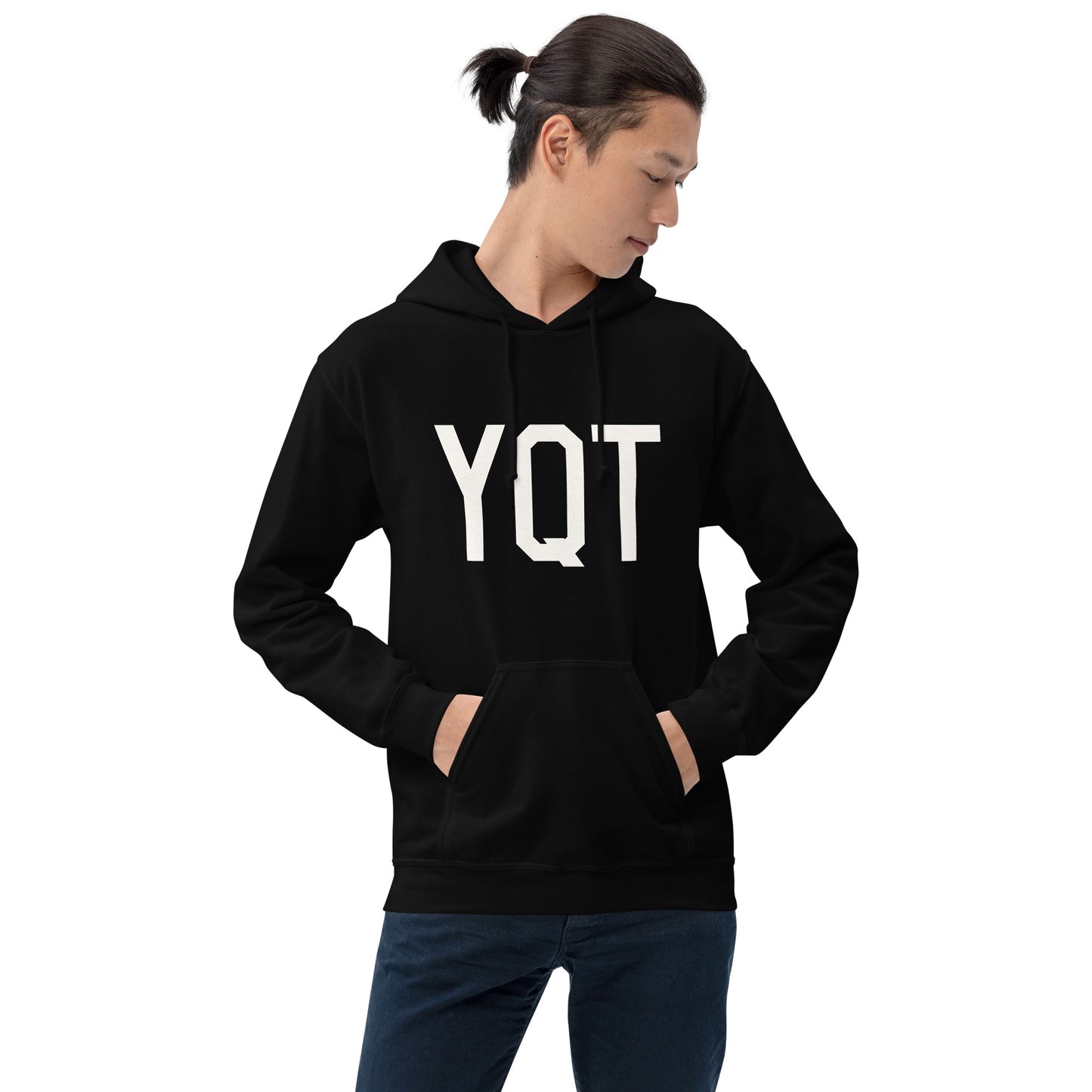 Unisex Hoodie - White Graphic • YQT Thunder Bay • YHM Designs - Image 07