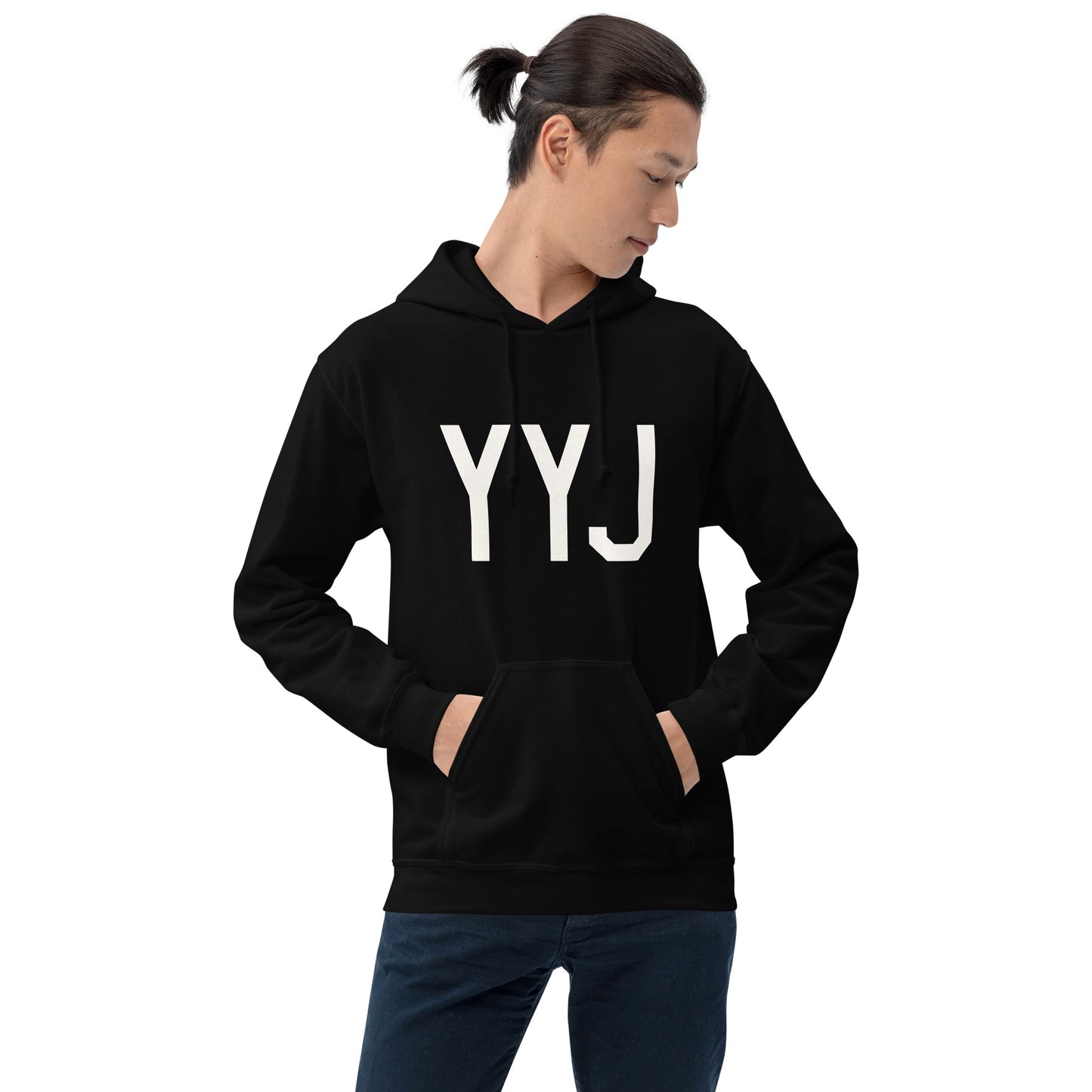 Unisex Hoodie - White Graphic • YYJ Victoria • YHM Designs - Image 07