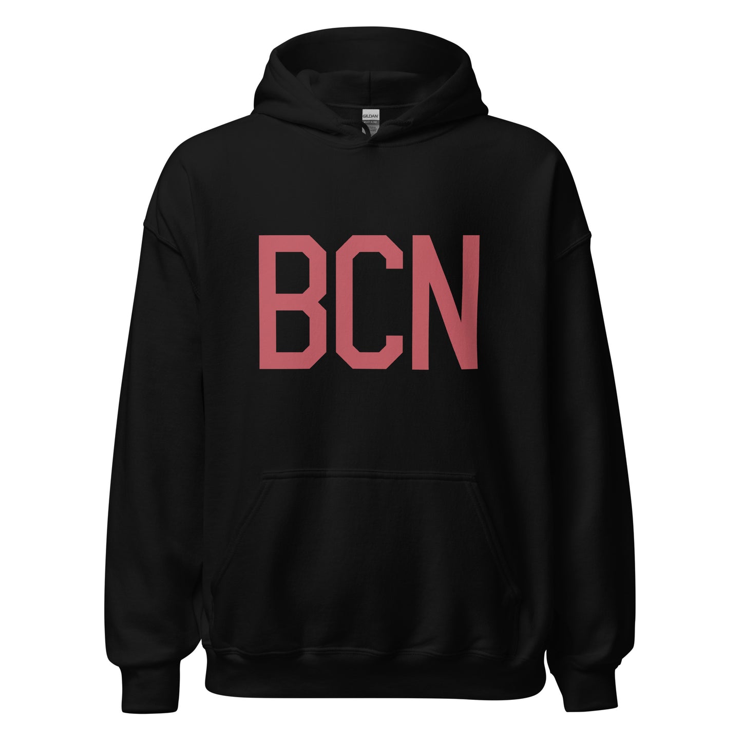 Aviation Enthusiast Hoodie - Deep Pink Graphic • BCN Barcelona • YHM Designs - Image 03