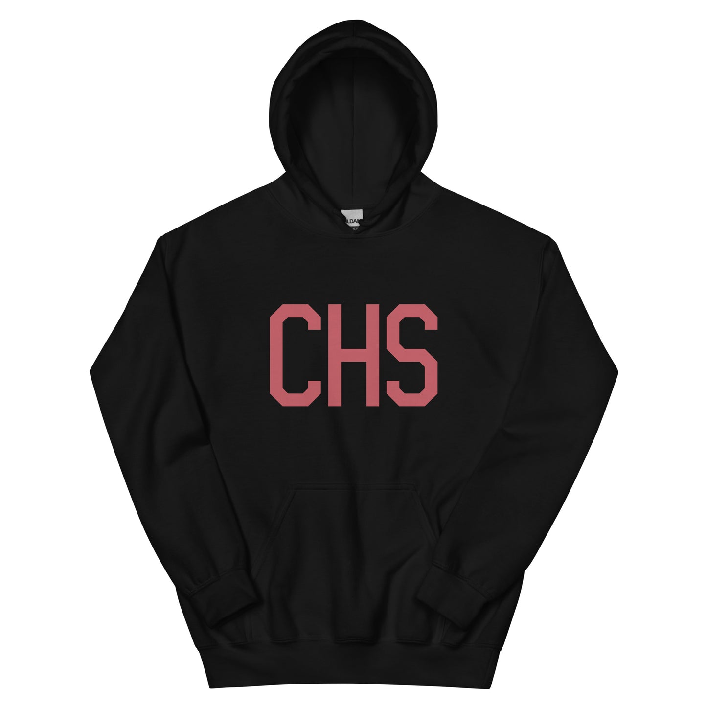 Aviation Enthusiast Hoodie - Deep Pink Graphic • CHS Charleston • YHM Designs - Image 01