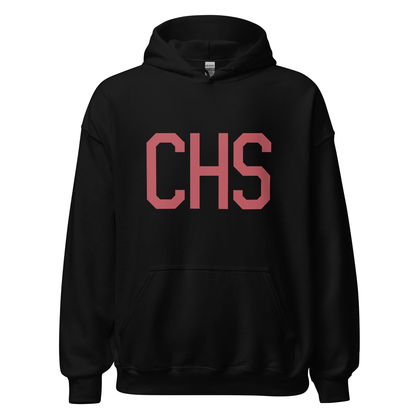 Aviation Enthusiast Hoodie - Deep Pink Graphic • CHS Charleston • YHM Designs - Image 03