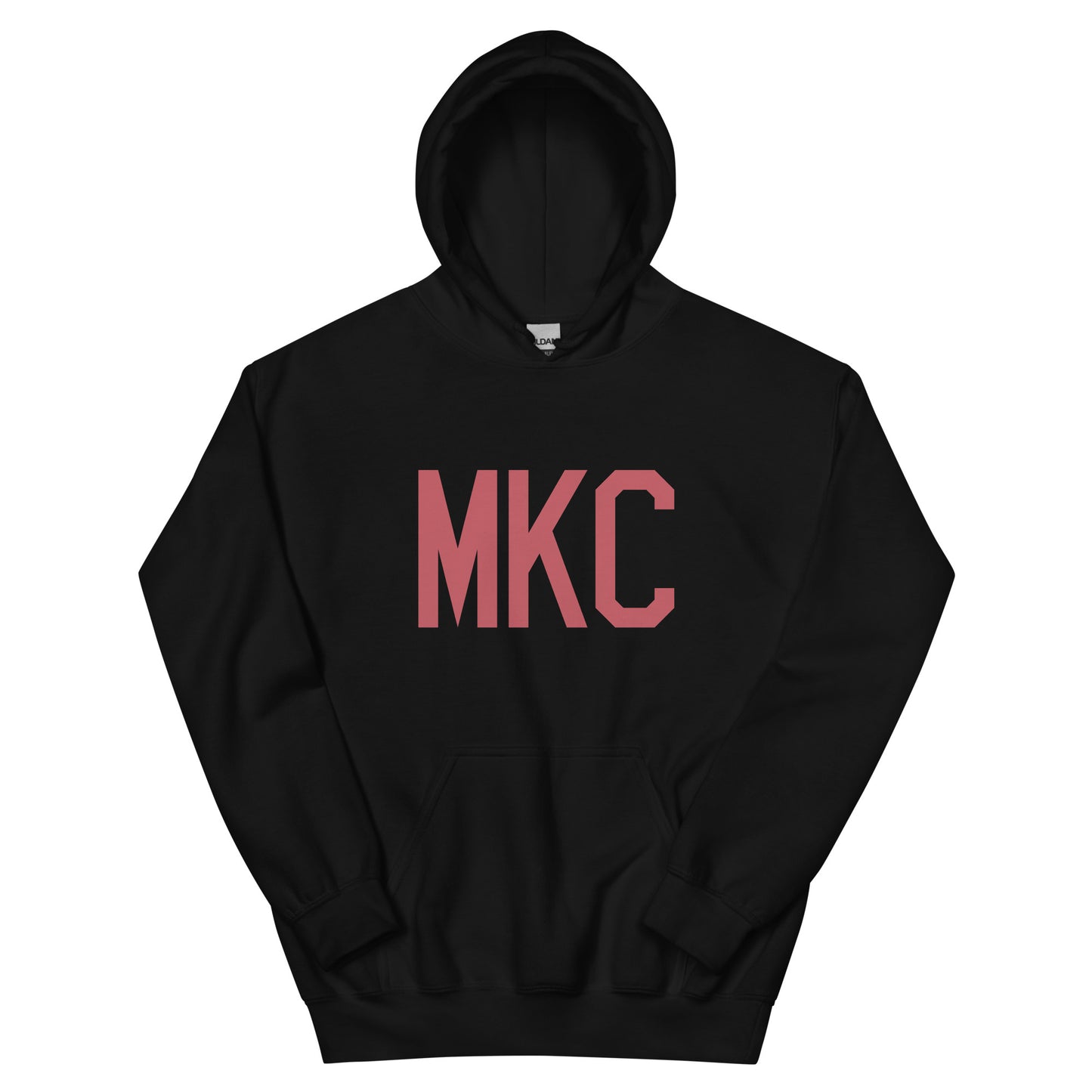 Aviation Enthusiast Hoodie - Deep Pink Graphic • MKC Kansas City • YHM Designs - Image 01