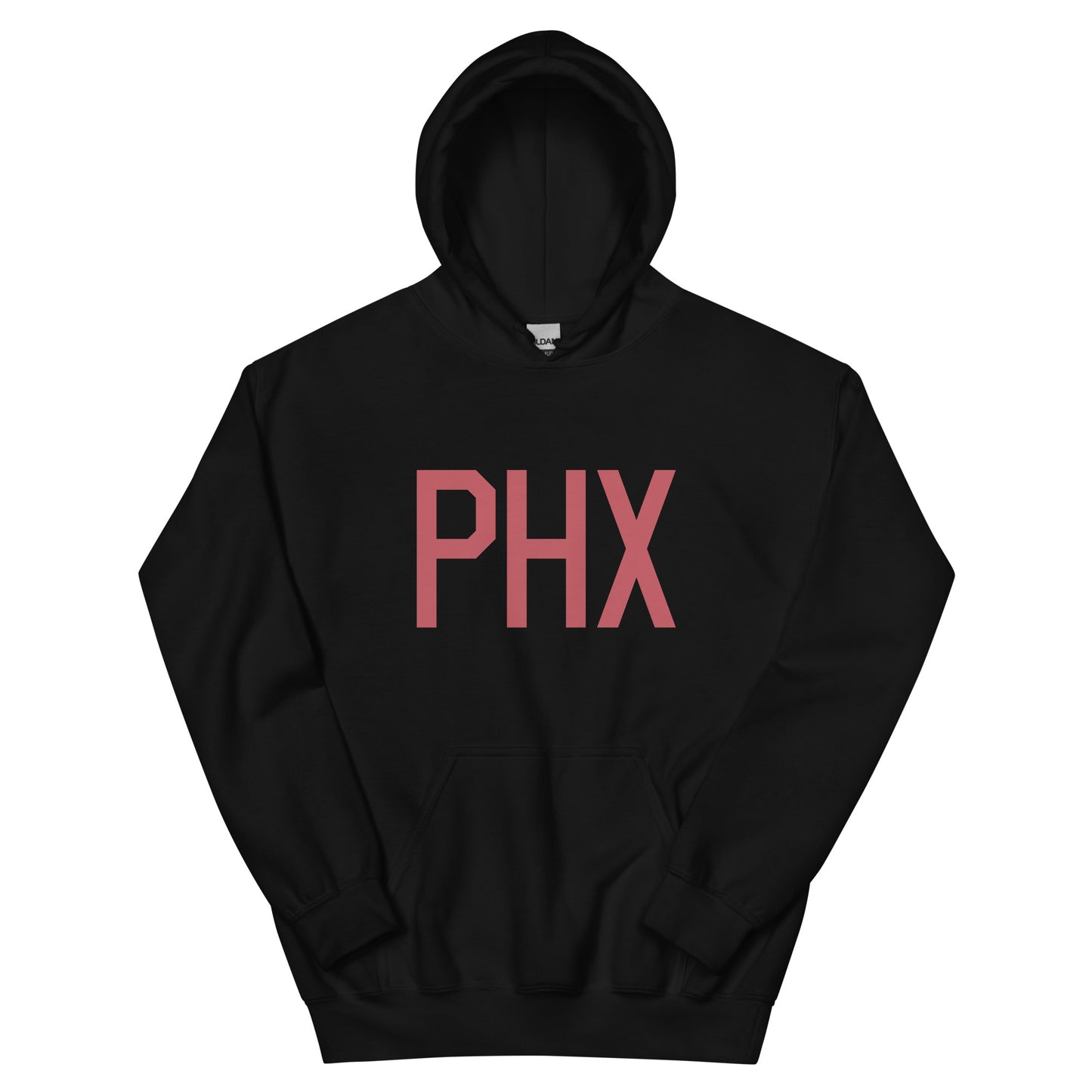 Aviation Enthusiast Hoodie - Deep Pink Graphic • PHX Phoenix • YHM Designs - Image 01