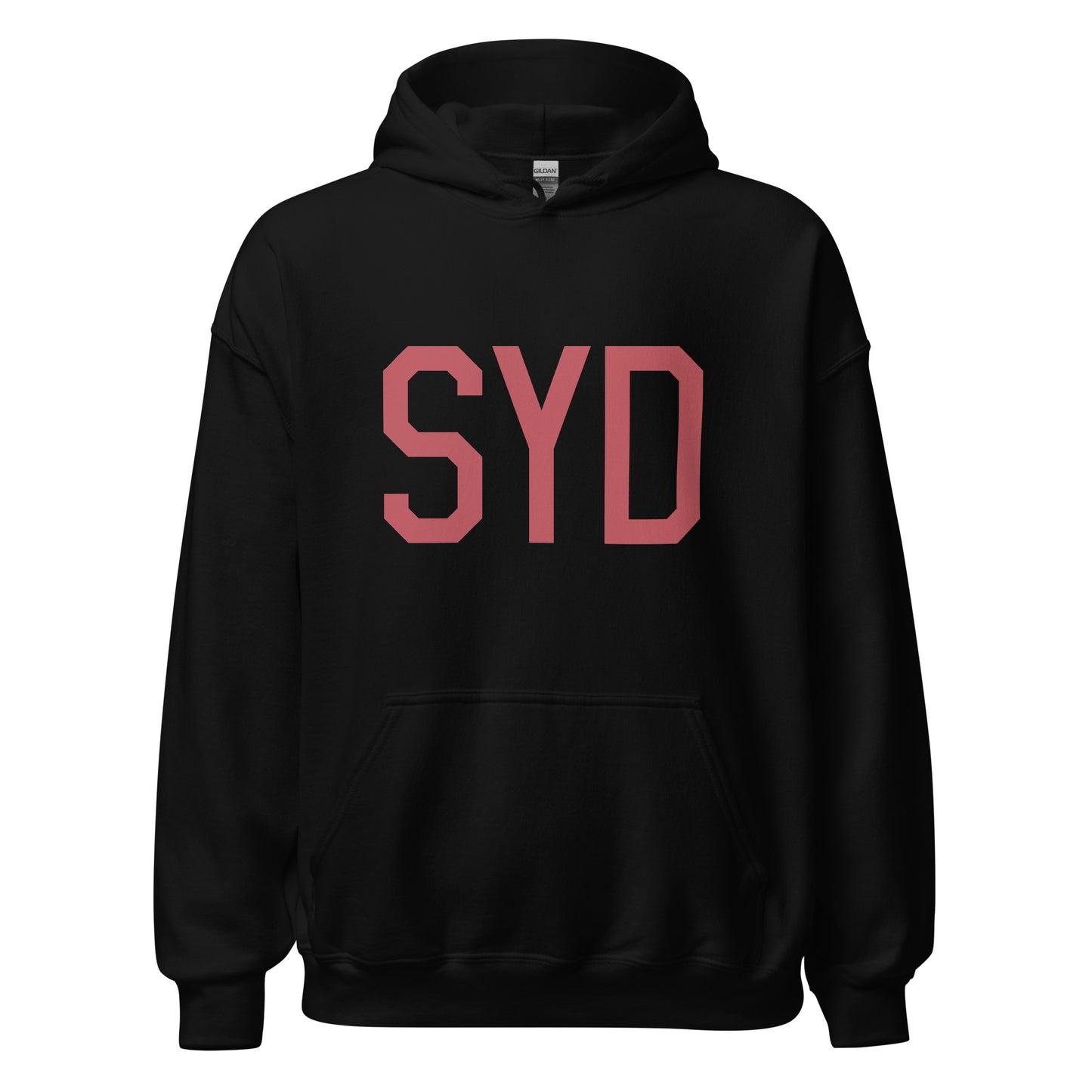 Aviation Enthusiast Hoodie - Deep Pink Graphic • SYD Sydney • YHM Designs - Image 03