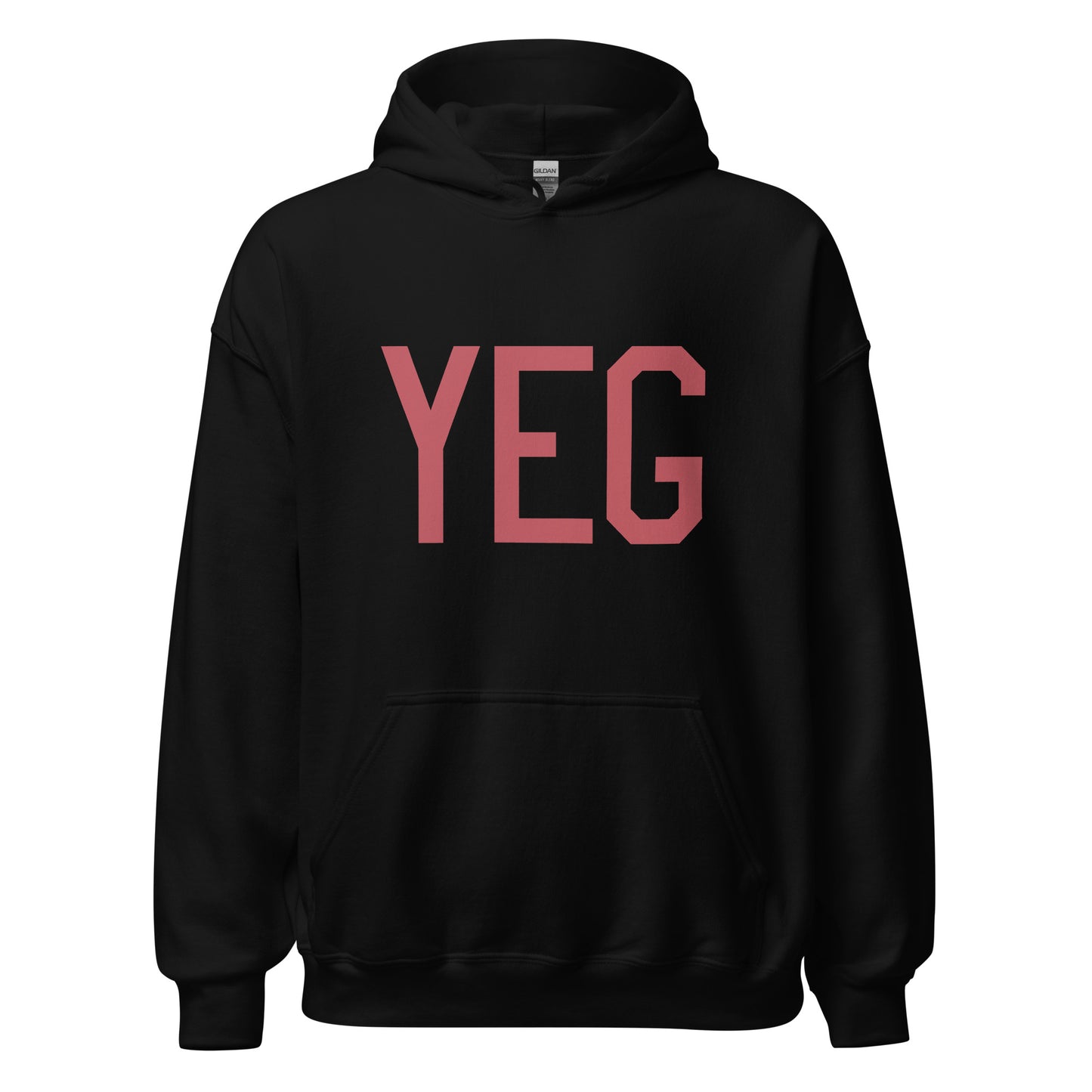 Aviation Enthusiast Hoodie - Deep Pink Graphic • YEG Edmonton • YHM Designs - Image 03