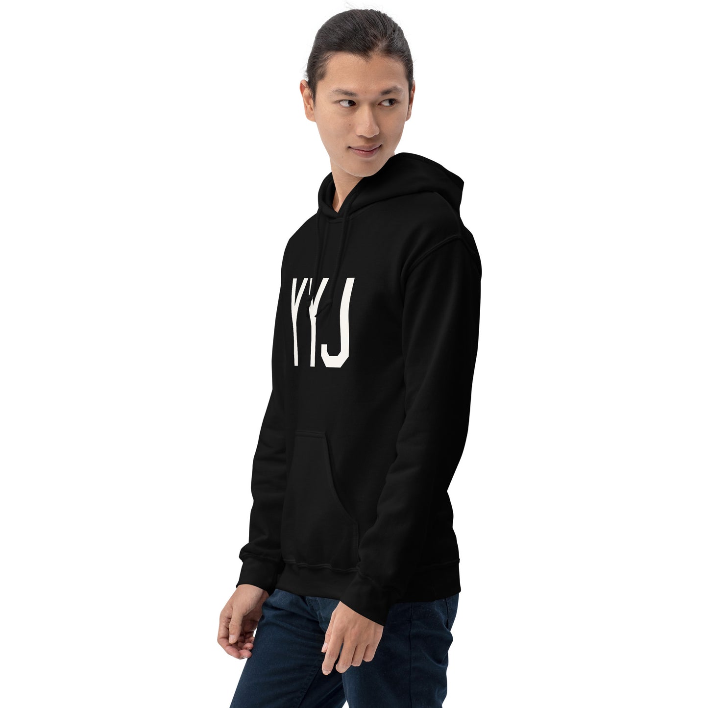 Unisex Hoodie - White Graphic • YYJ Victoria • YHM Designs - Image 08