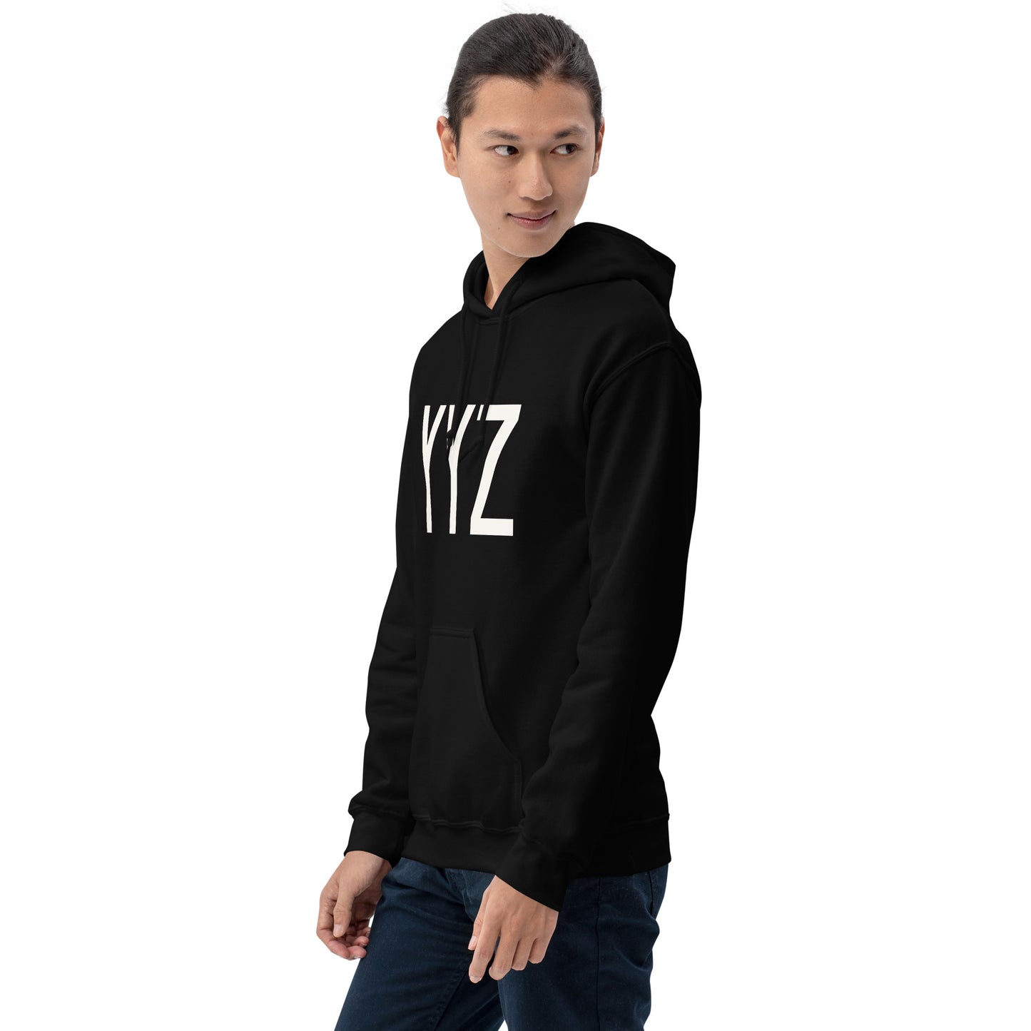 Unisex Hoodie - White Graphic • YYZ Toronto • YHM Designs - Image 08