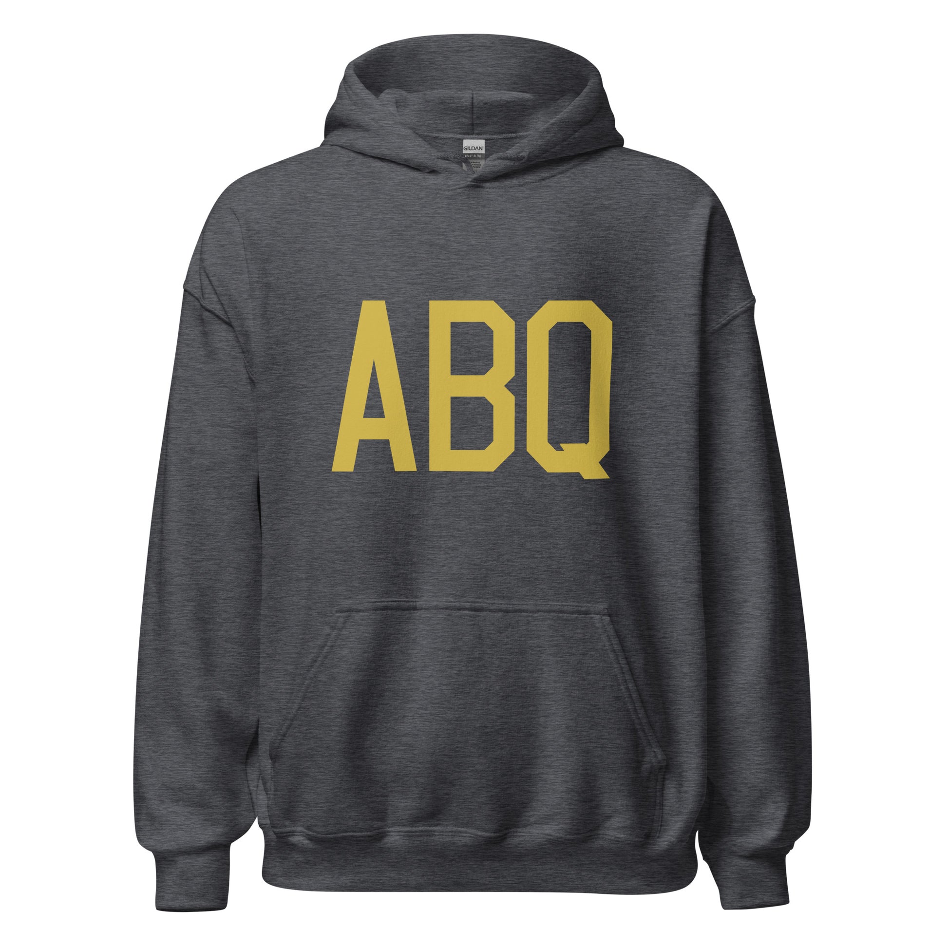 Aviation Gift Unisex Hoodie - Old Gold Graphic • ABQ Albuquerque • YHM Designs - Image 03
