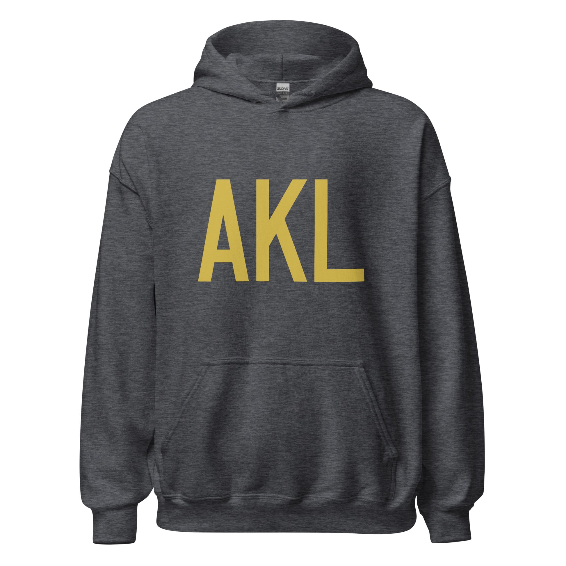 Aviation Gift Unisex Hoodie - Old Gold Graphic • AKL Auckland • YHM Designs - Image 03