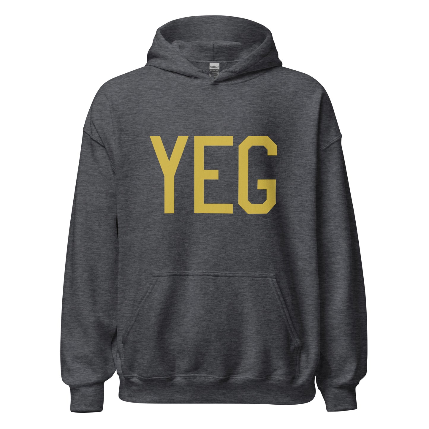 Aviation Gift Unisex Hoodie - Old Gold Graphic • YEG Edmonton • YHM Designs - Image 03