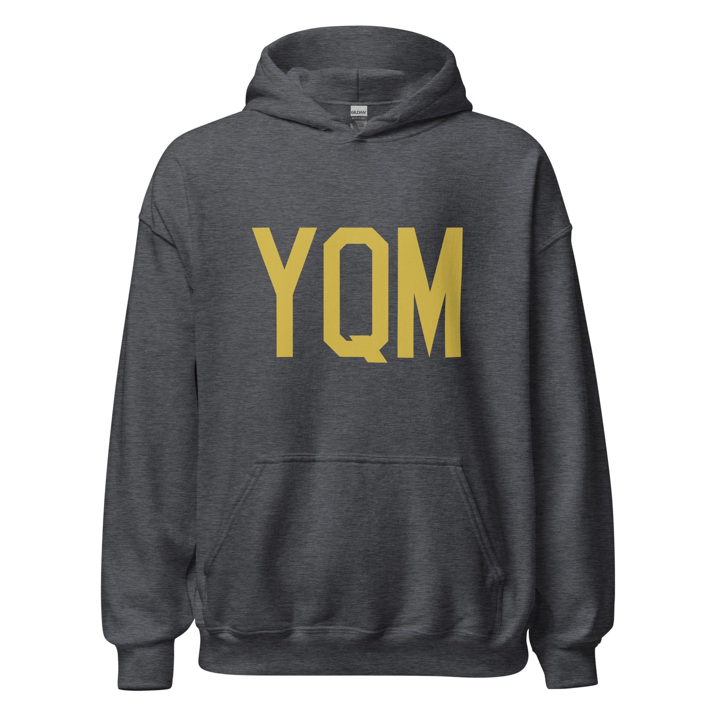 Aviation Gift Unisex Hoodie - Old Gold Graphic • YQM Moncton • YHM Designs - Image 03