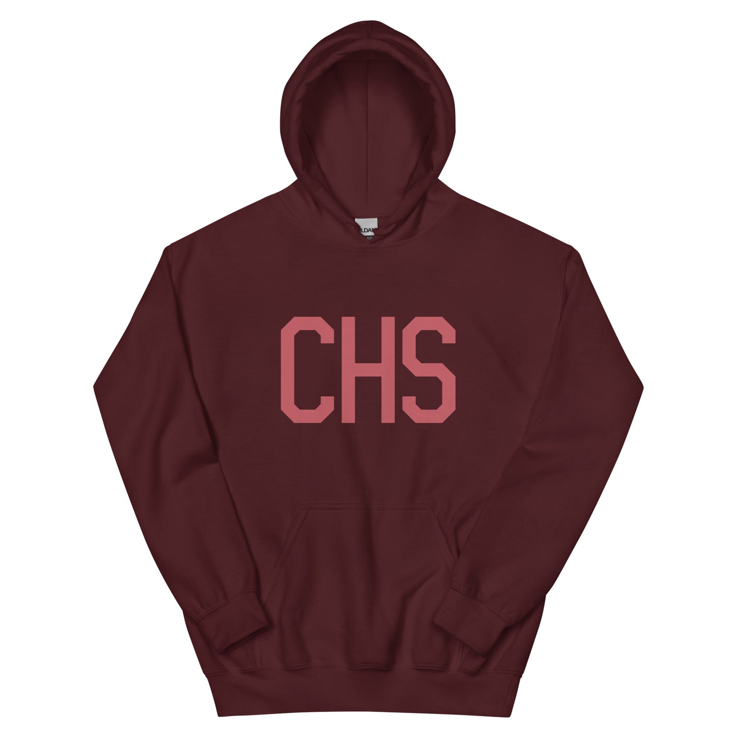 Aviation Enthusiast Hoodie - Deep Pink Graphic • CHS Charleston • YHM Designs - Image 02