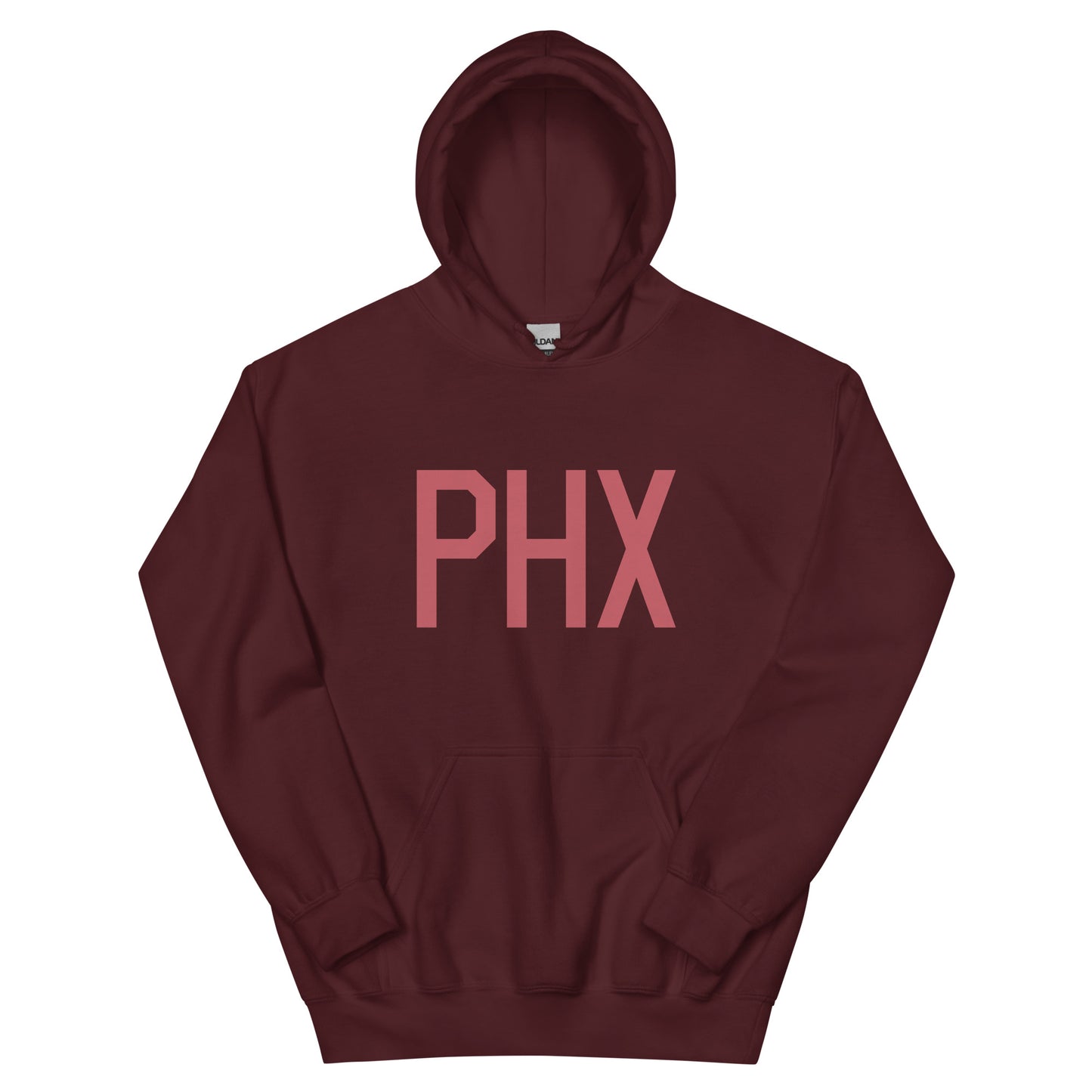 Aviation Enthusiast Hoodie - Deep Pink Graphic • PHX Phoenix • YHM Designs - Image 02