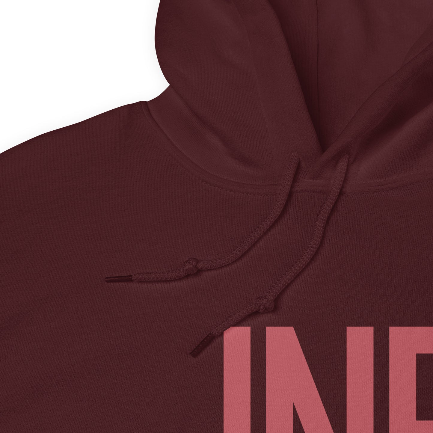 JNB Johannesburg Unisex Hoodie • Air Force Lettering in Deep Pink • YHM Designs - Image 08