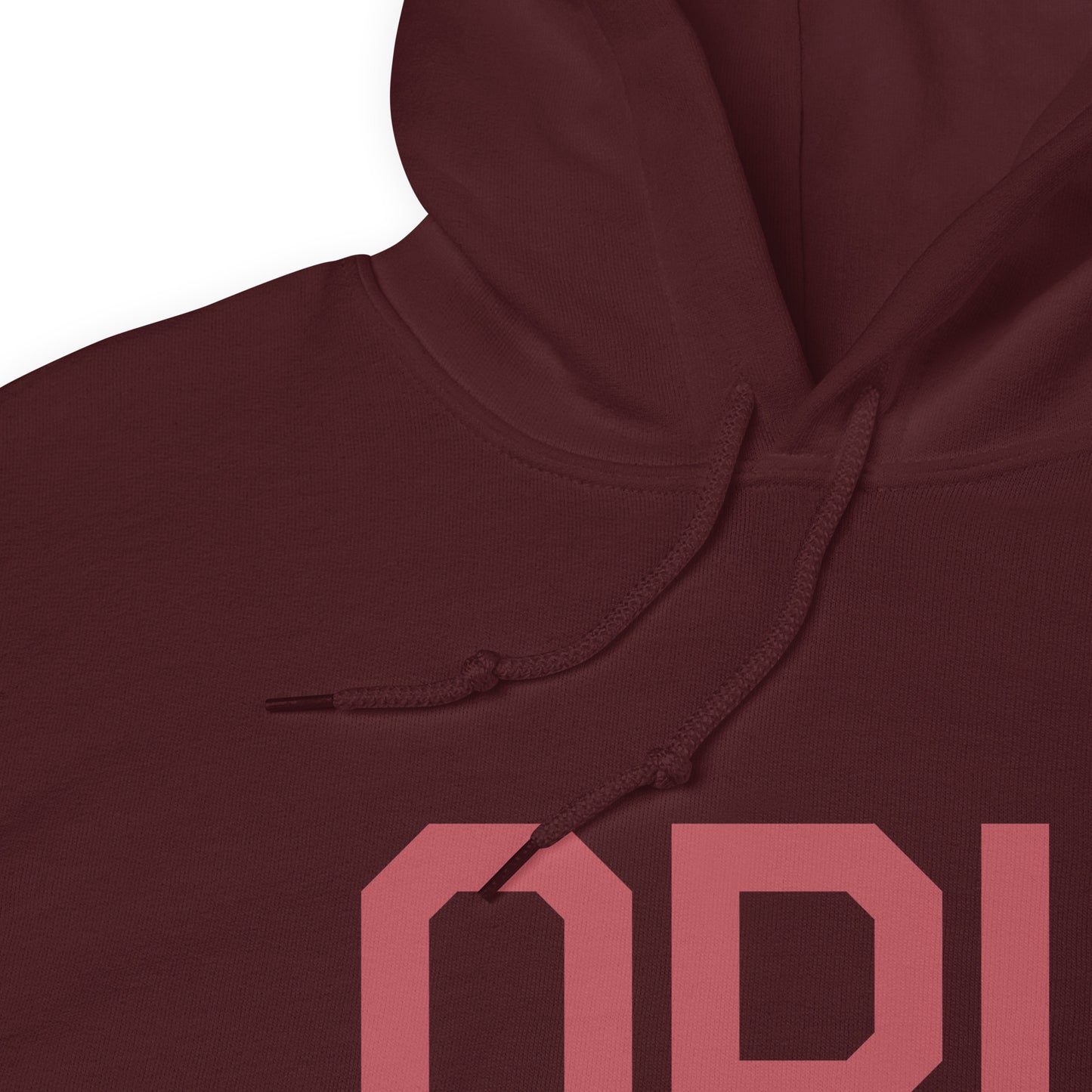ORL Orlando Unisex Hoodie • Air Force Lettering in Deep Pink • YHM Designs - Image 08