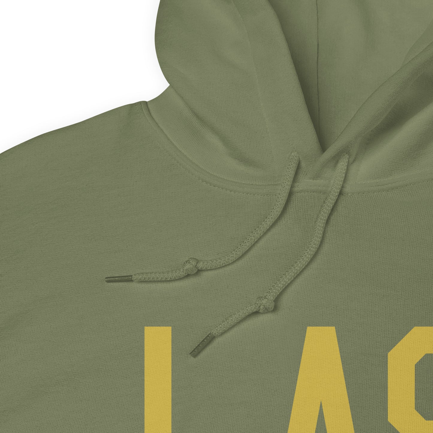 Aviation Gift Unisex Hoodie - Old Gold Graphic • LAS Las Vegas • YHM Designs - Image 08