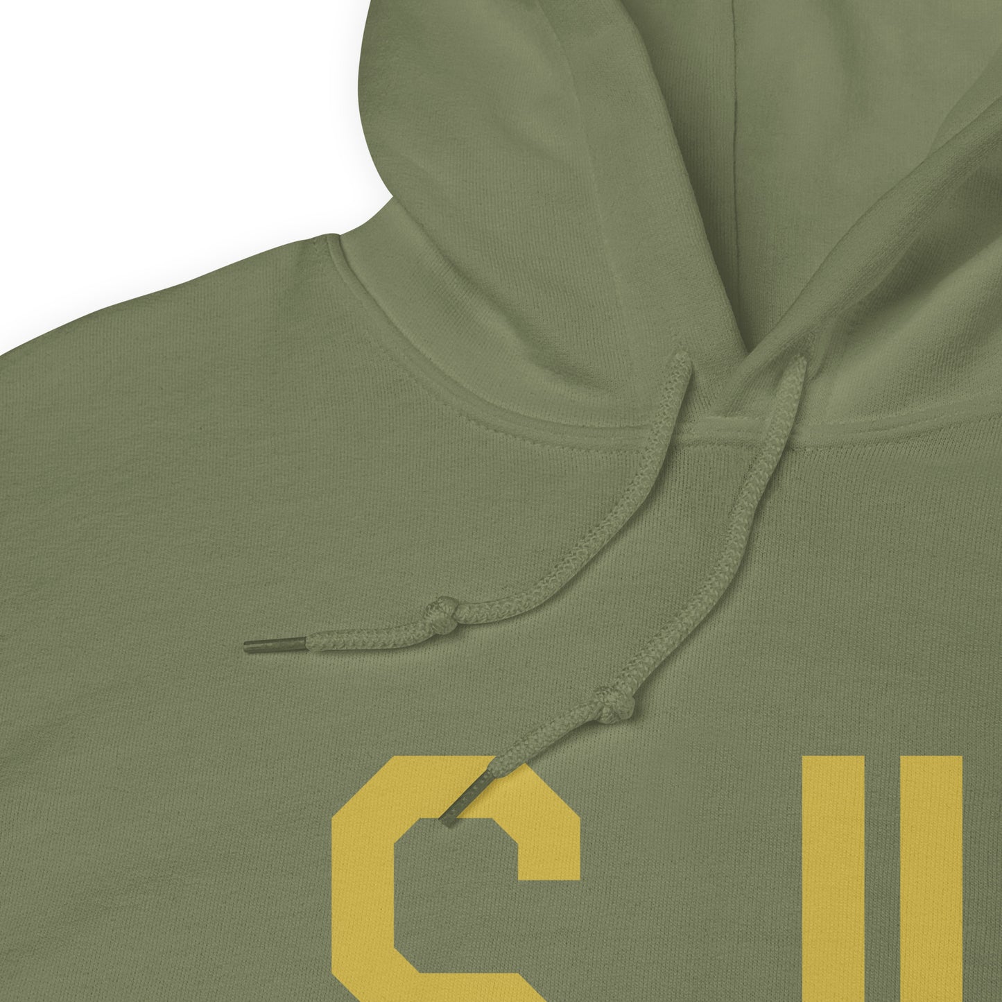 Aviation Gift Unisex Hoodie - Old Gold Graphic • SJU San Juan • YHM Designs - Image 08