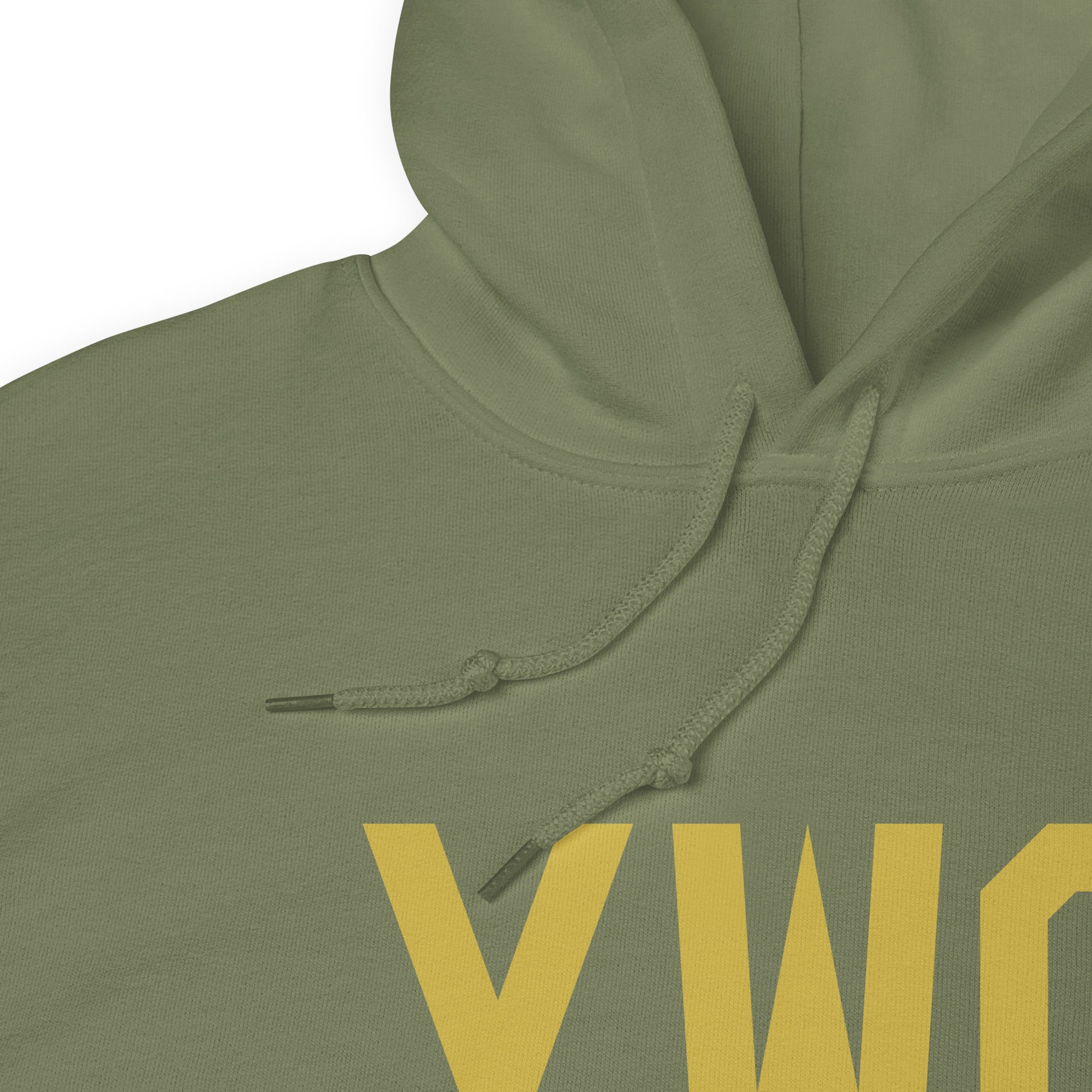 Aviation Gift Unisex Hoodie - Old Gold Graphic • YWG Winnipeg • YHM Designs - Image 08