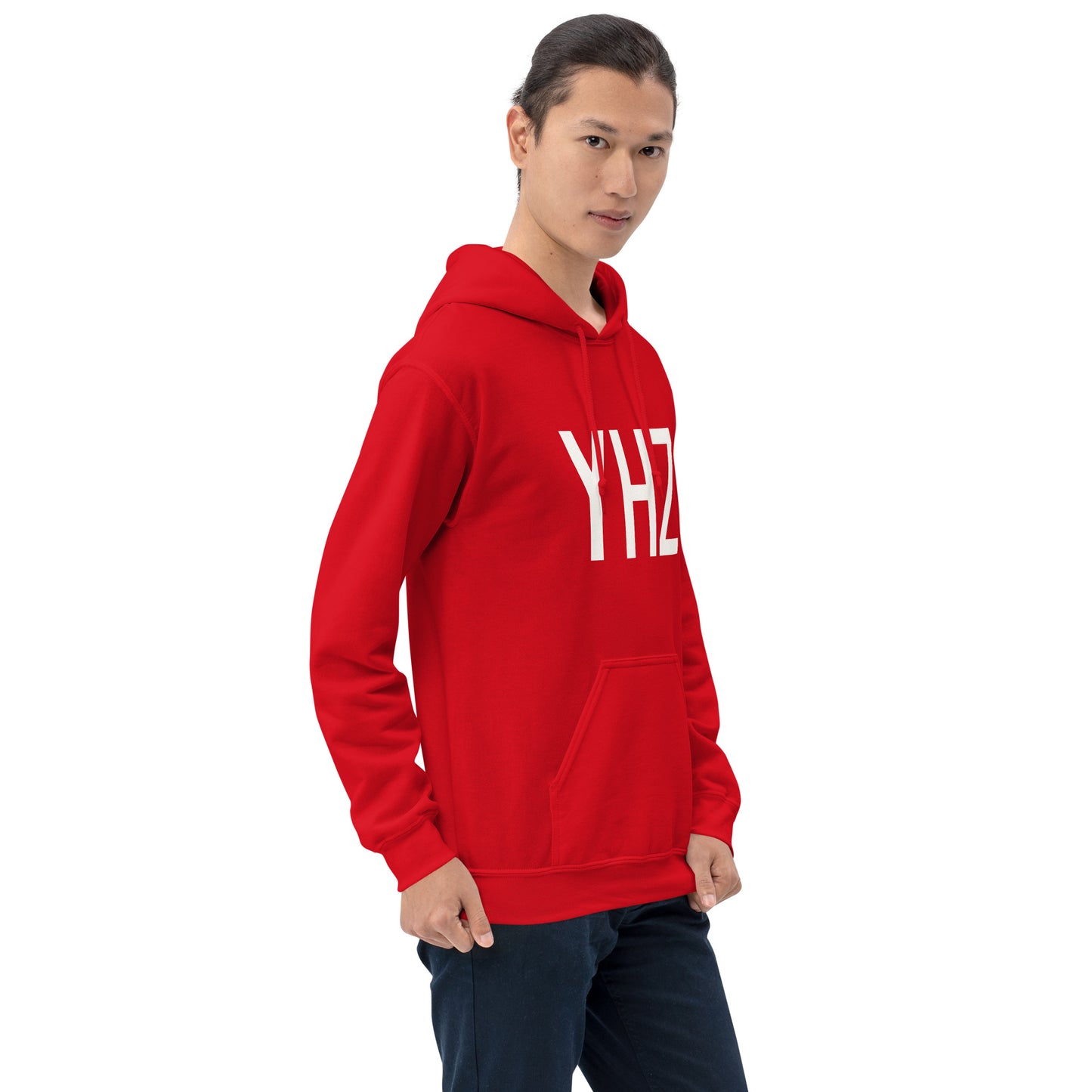 Unisex Hoodie - White Graphic • YHZ Halifax • YHM Designs - Image 12