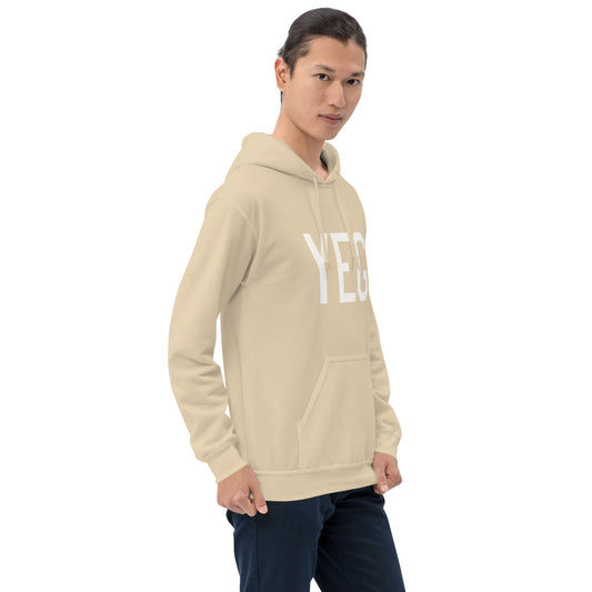 Unisex Hoodie - White Graphic • YEG Edmonton • YHM Designs - Image 02