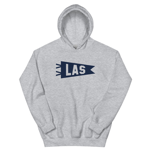 LAS Las Vegas Unisex Hoodie • Banner Design in Navy Blue • YHM Designs - Image 02