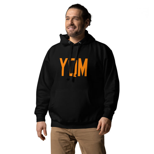 YQM Moncton Premium Hoodie • Air Force Lettering in Black • YHM Designs - Image 02
