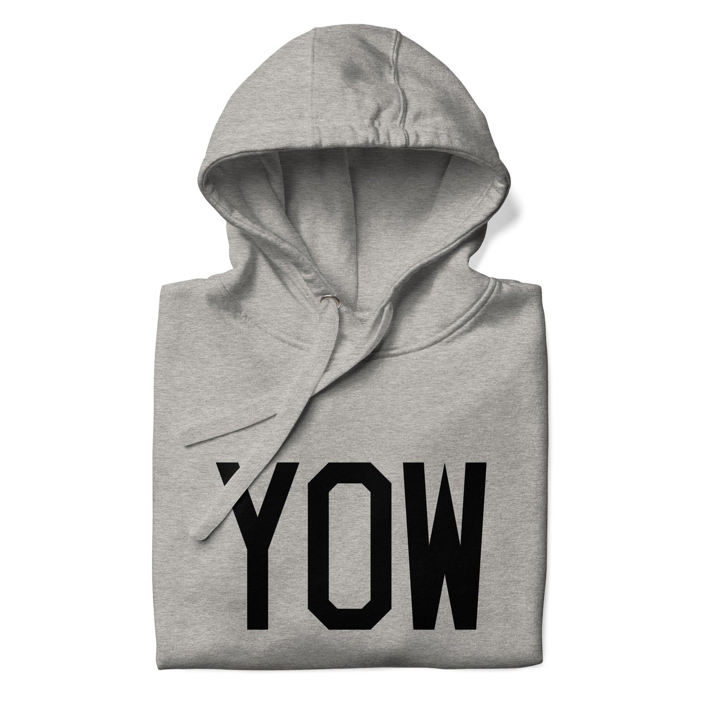Premium Hoodie - Black Graphic • YOW Ottawa • YHM Designs - Image 06