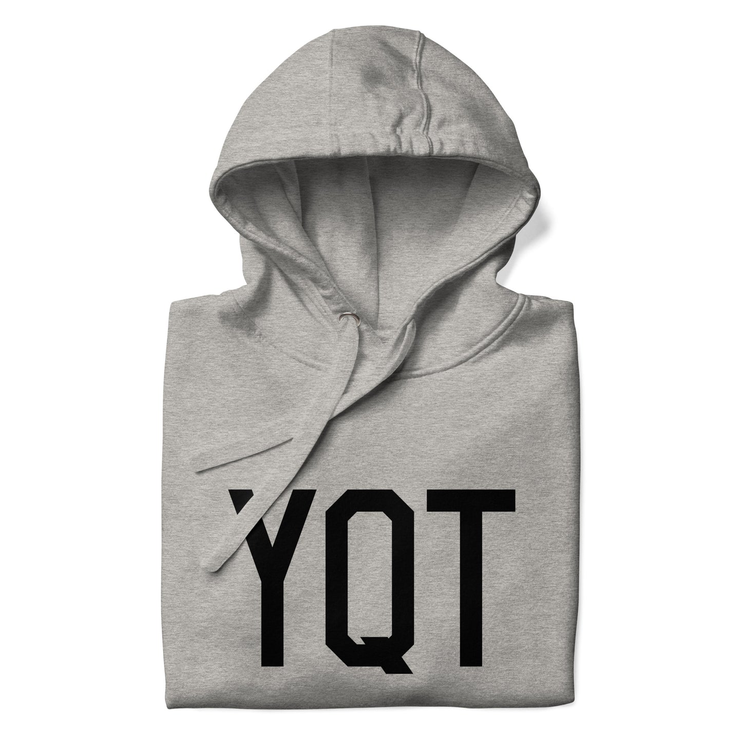 Premium Hoodie - Black Graphic • YQT Thunder Bay • YHM Designs - Image 06