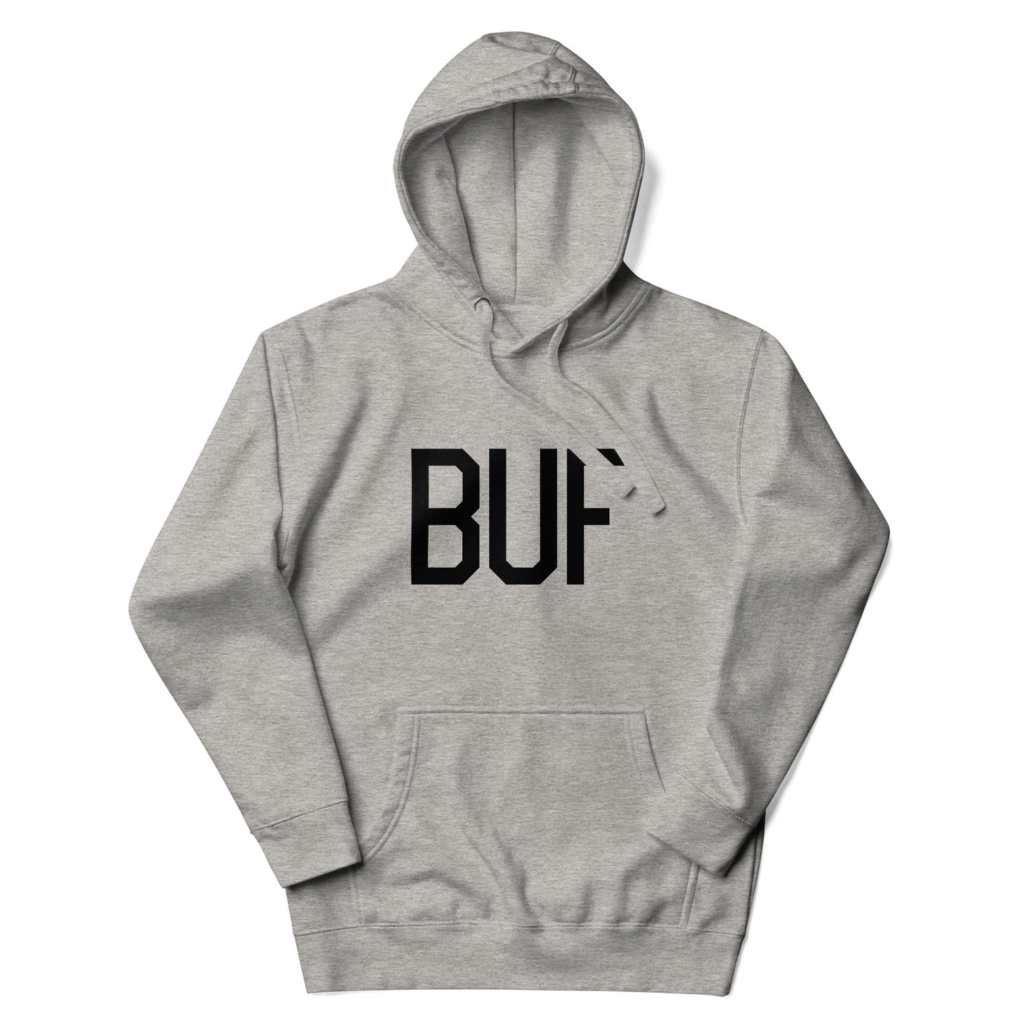 Premium Hoodie - Black Graphic • BUF Buffalo • YHM Designs - Image 04