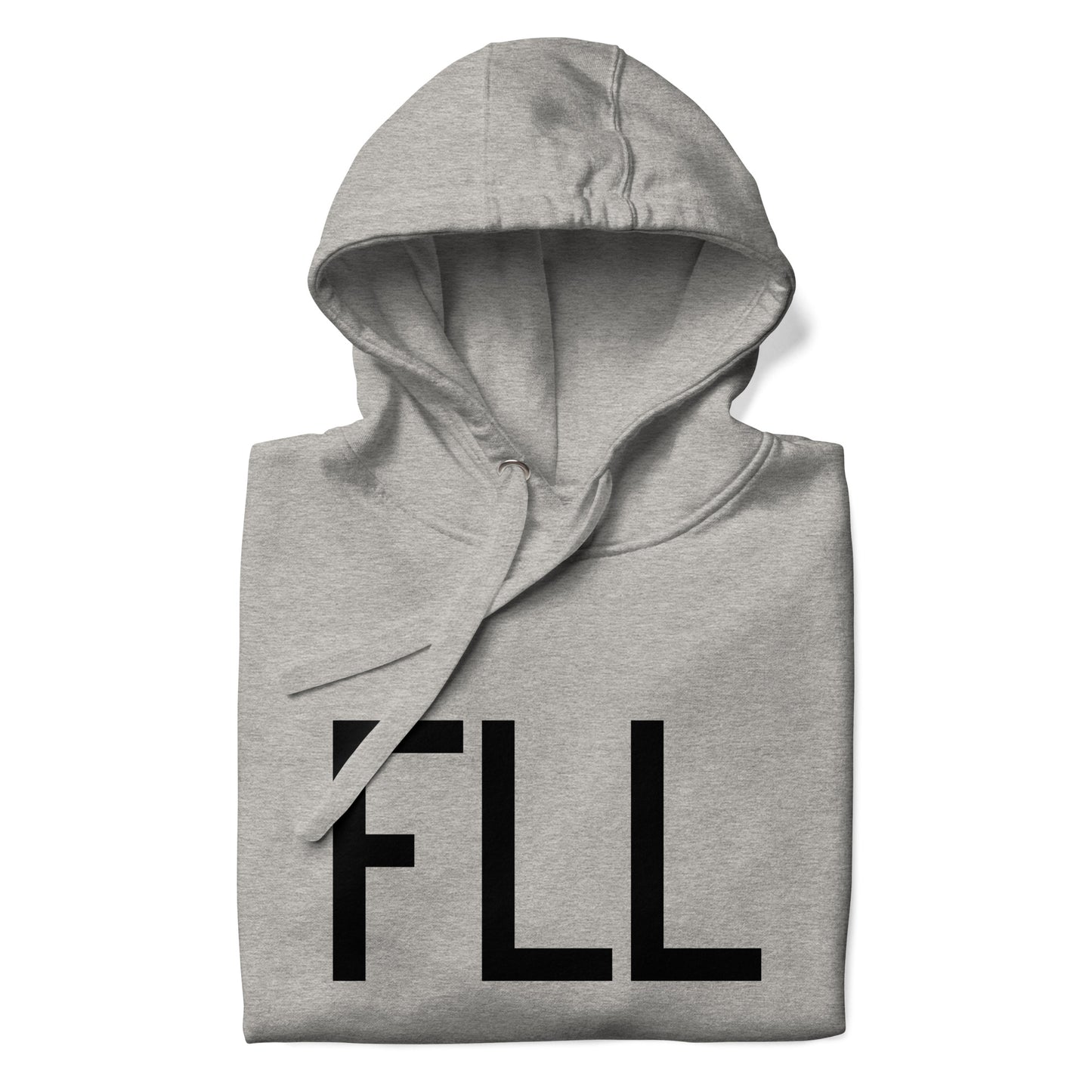 Premium Hoodie - Black Graphic • FLL Fort Lauderdale • YHM Designs - Image 03