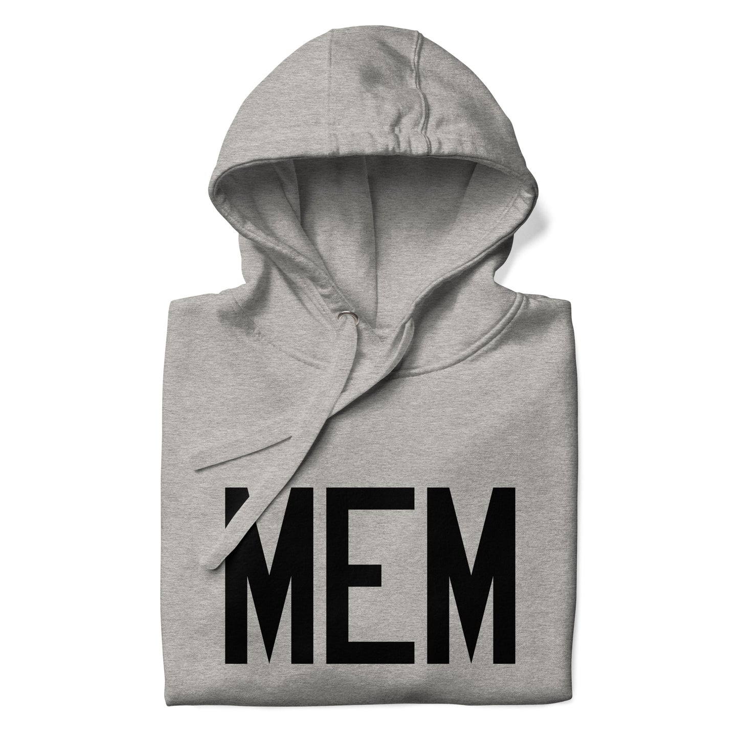 Premium Hoodie - Black Graphic • MEM Memphis • YHM Designs - Image 03