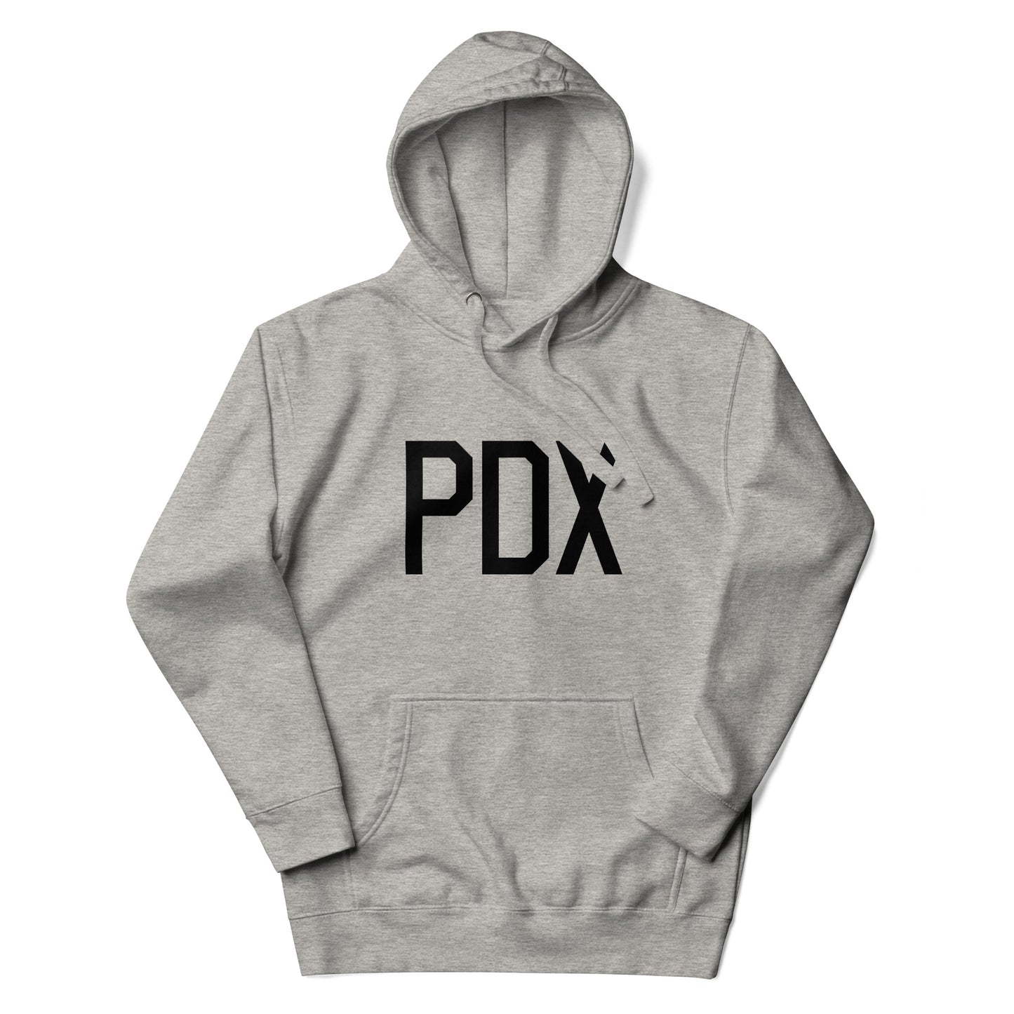 Premium Hoodie - Black Graphic • PDX Portland • YHM Designs - Image 04