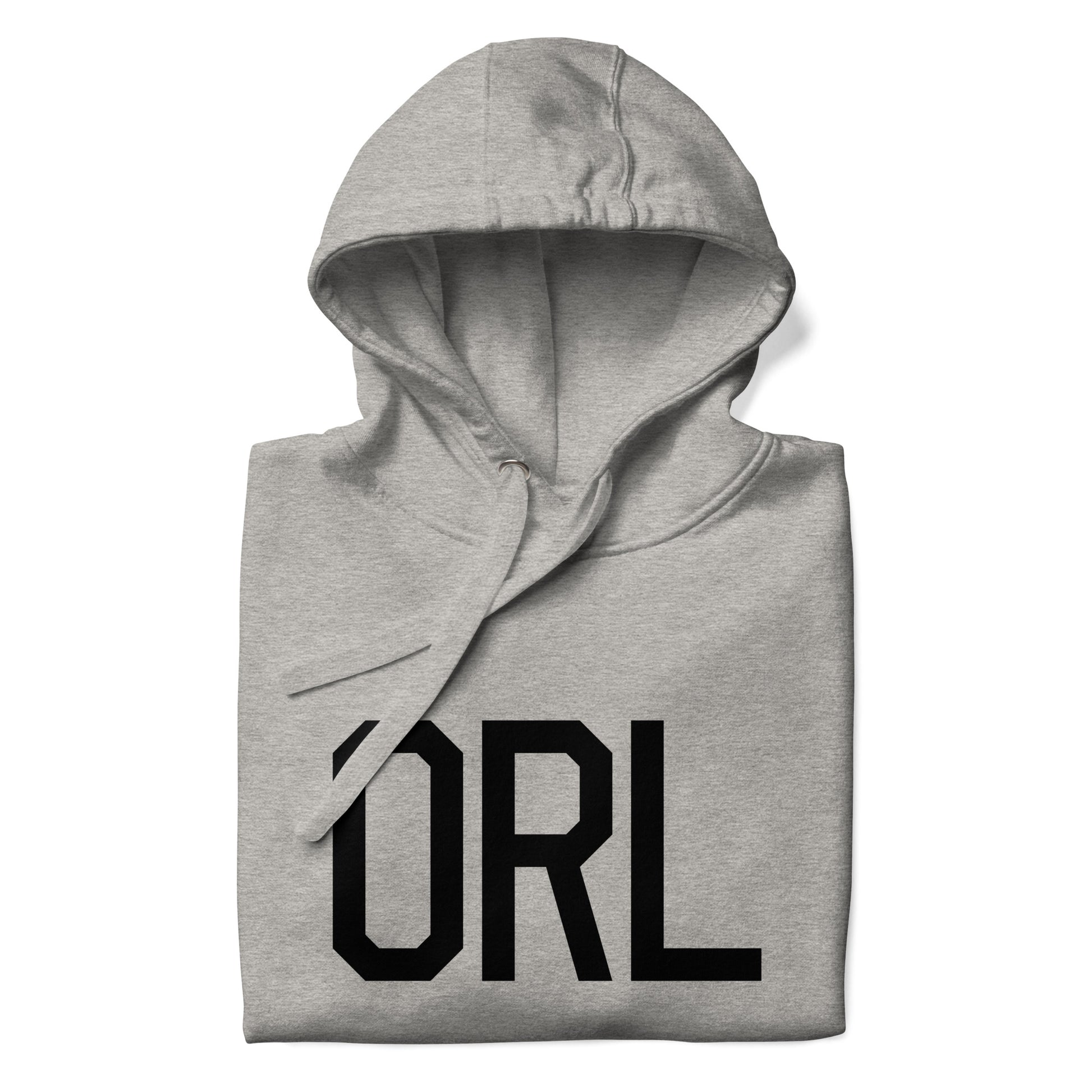 ORL Orlando Premium Hoodie • Air Force Lettering in Black • YHM Designs - Image 03