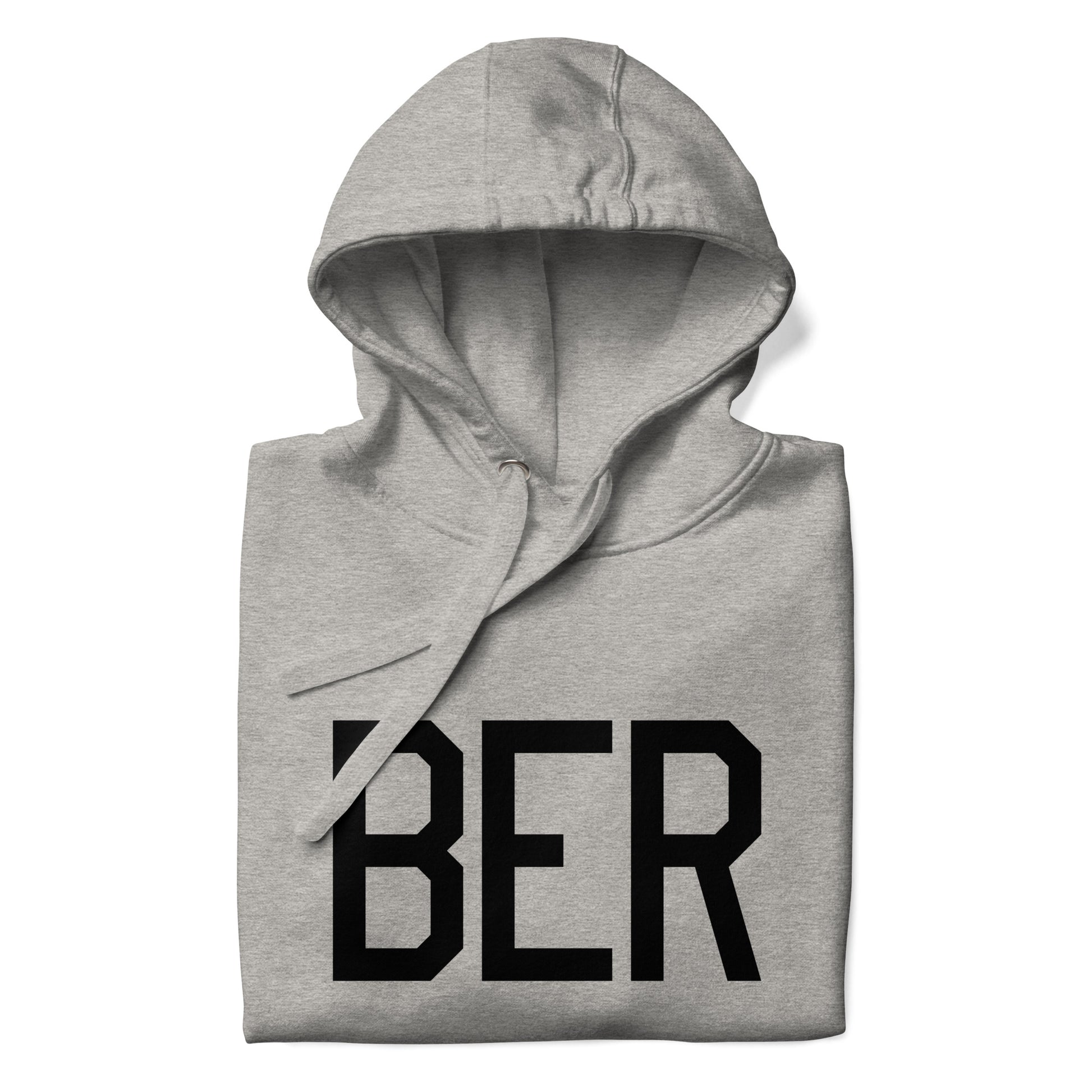 BER Berlin Premium Hoodie • Air Force Lettering in Black • YHM Designs - Image 03